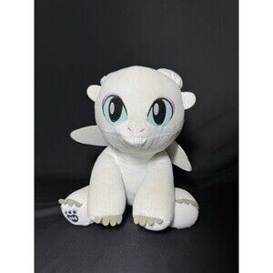 Build-A-Bear How to Train Your Dragon WHITE LIGHT FURY Plush Doll Toy 15"